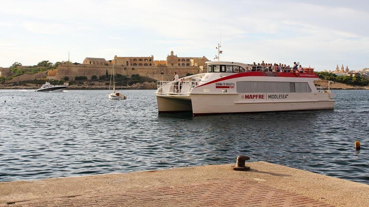 Deluxe Apartment With Valletta And Harbour Views Sliema Exterior foto